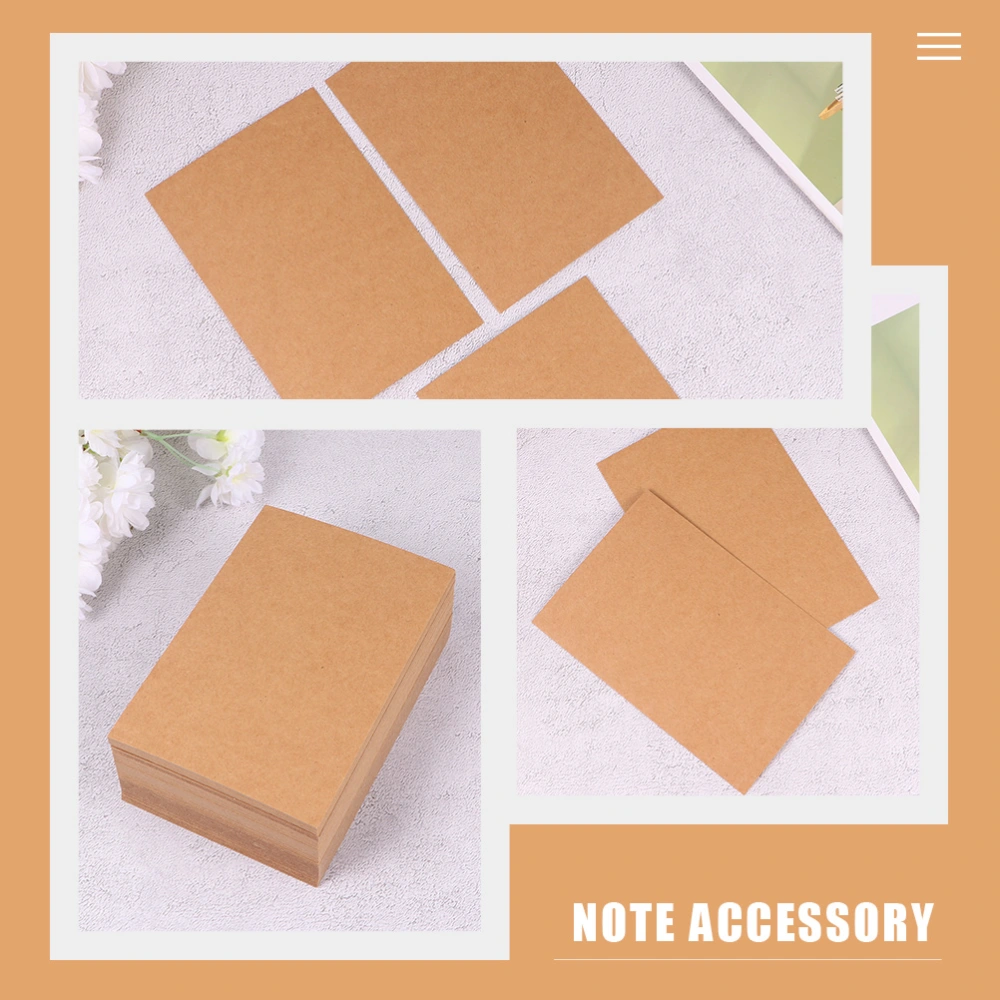 150pcs Blank Kraft Paper Postcards Blank DIY Greeting Cards Paper DIY Message Cards