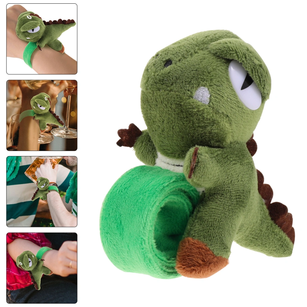  Dinosaur Slap Bracelet Stuffed Animal Bracelet Plush Slap Wristband Kid Birthday Party Favor