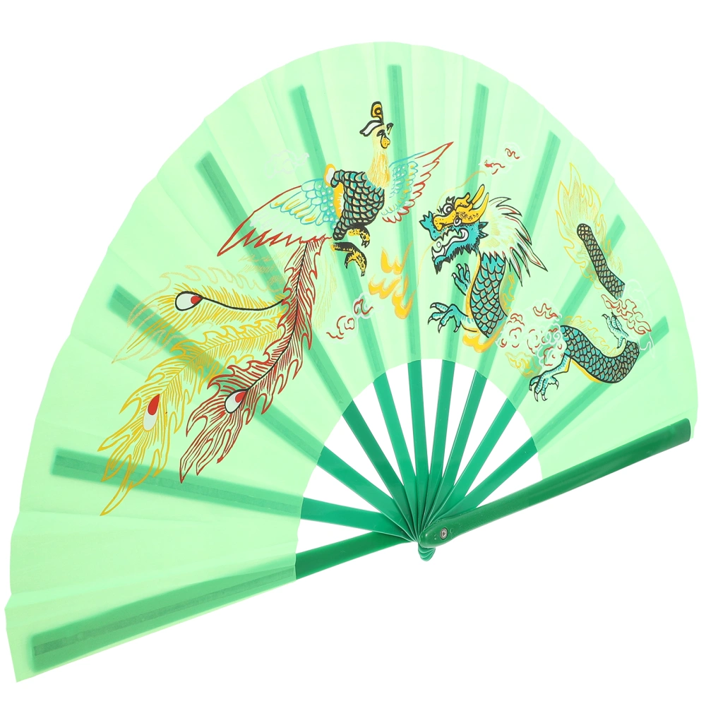 Vintage Dancing Fan Chinese Style Fan Kung Fu Performance Folding Fan Stage Prop