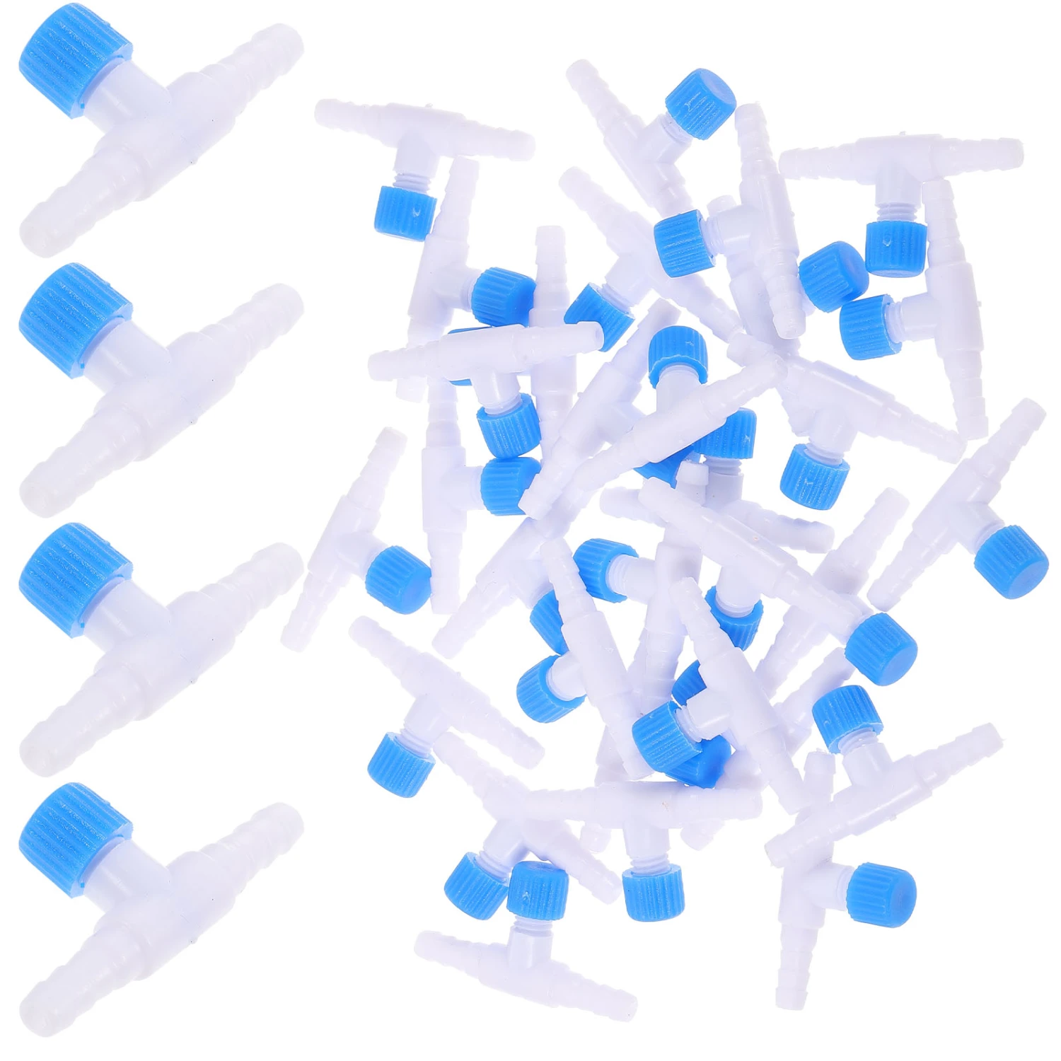 30pcs  Fish Tank Aquarium Air Inline Tubing Connector Valves Small Aquarium Valves