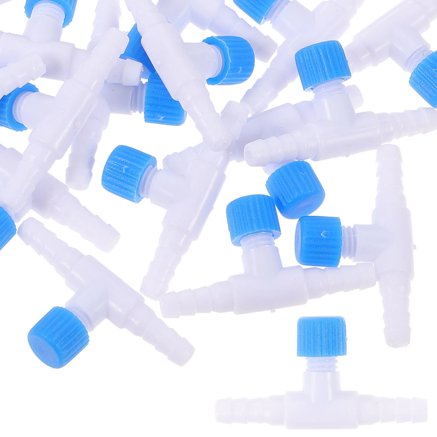 30pcs  Fish Tank Aquarium Air Inline Tubing Connector Valves Small Aquarium Valves