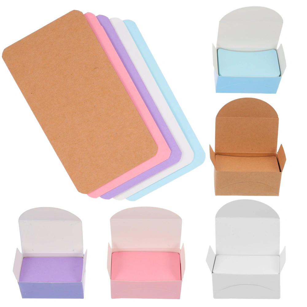 500pcs Blank Memo Cards Paper Study Cards Note Cards Memo Scratch Pads Message Paper Cards