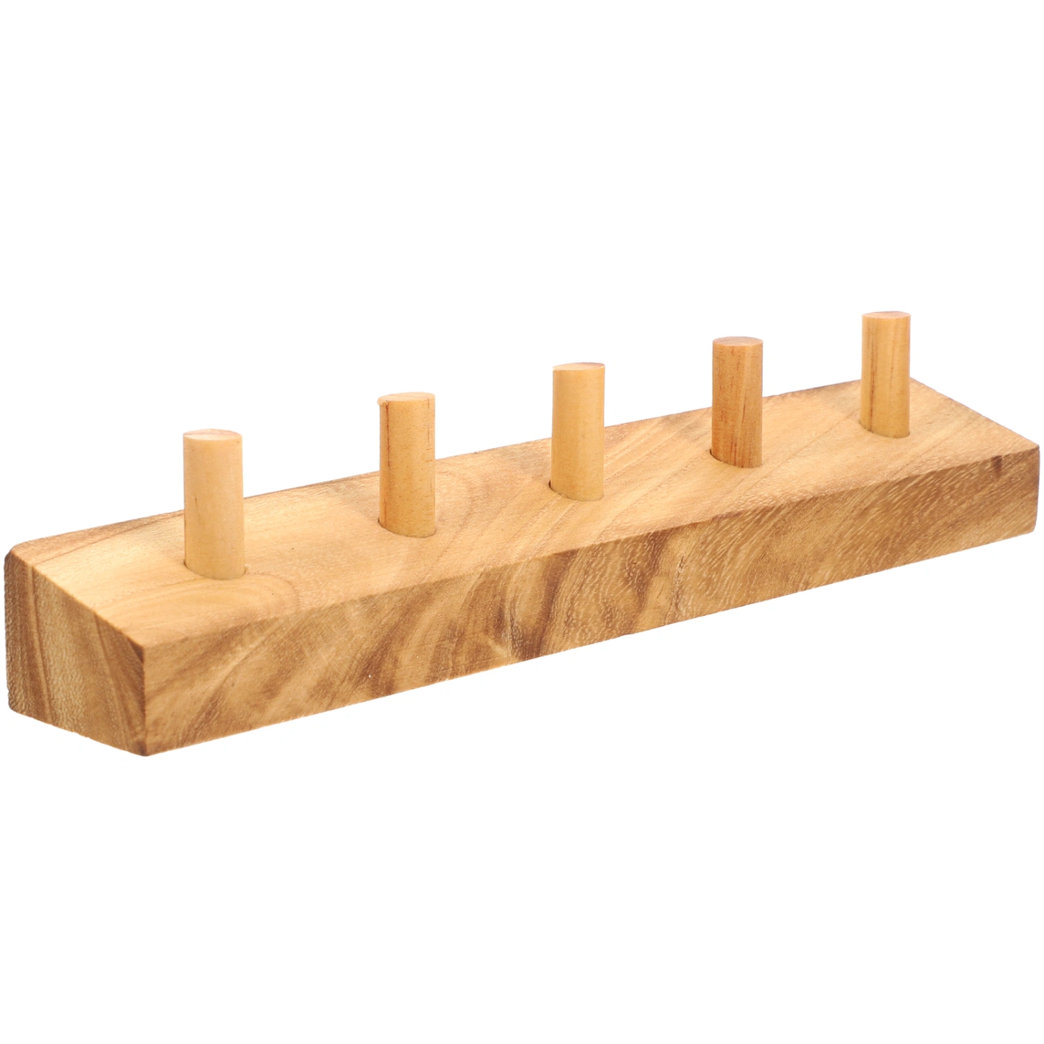 Wooden Finger Ring Stand Jewelry Display Holder Showcase Rings Display Stand
