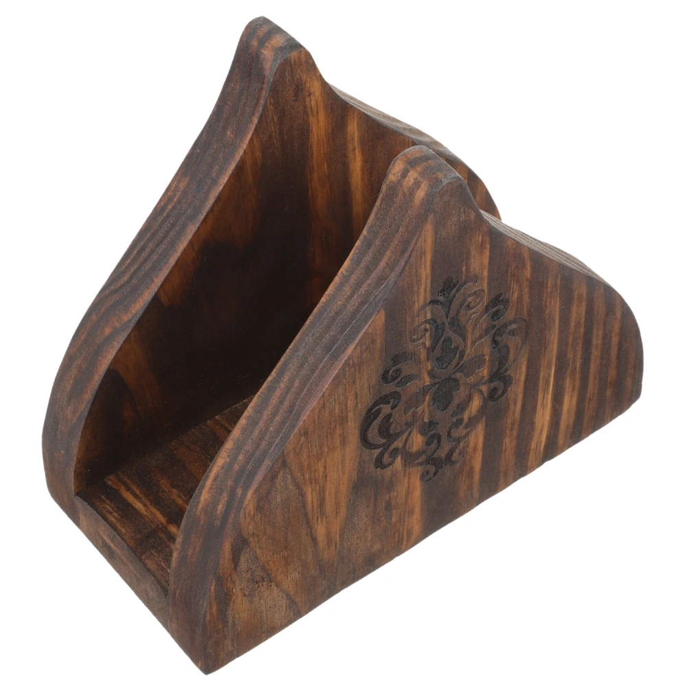 Napkin Holder for Table Rustic Wooden Napkin Holder Farmhouse Dining Room Table Decor Wood Napkin Dispenser