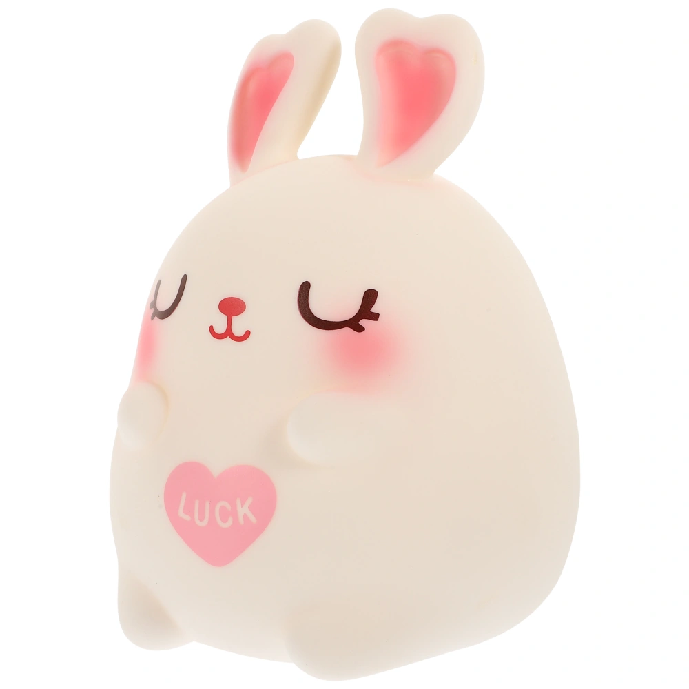 Cartoon Rabbit Piggy Bank Cute Bunny Statue Decor Home Rabbit Statue Decoration