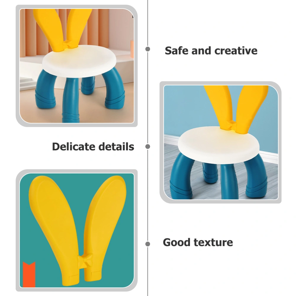 Plastic Children Stool Non-skid Stool Lightweight Kindergarten Learning Stool