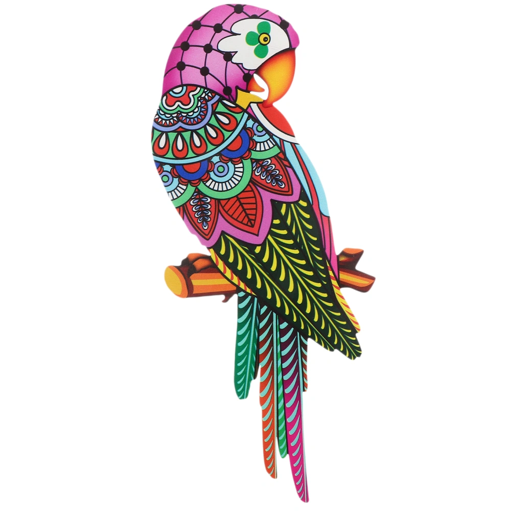 Wall Hanging Parrot Decoration Office Home Wall Art Adornment Iron Parrot Decor