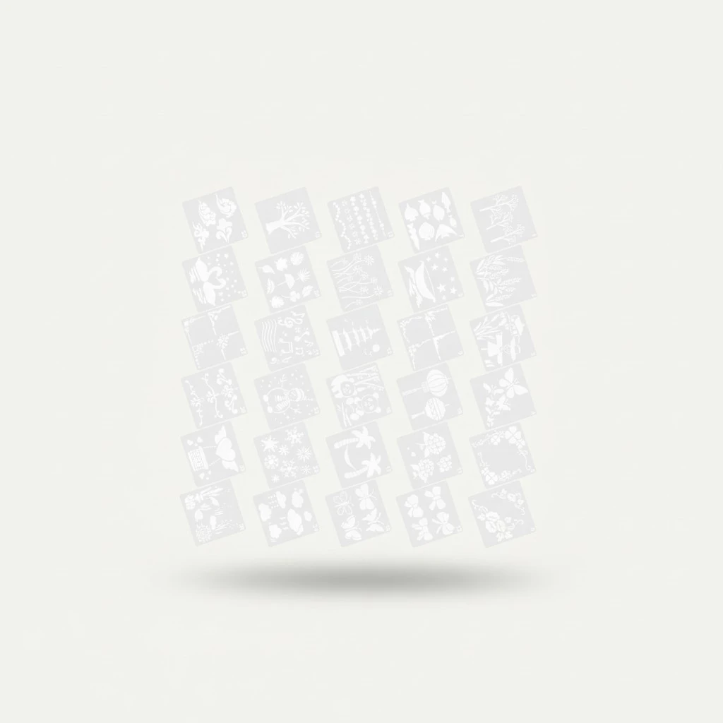 30pcs Drawing Stencils Children Painting Stencils Plastic Stencils Children Drawing Stencils