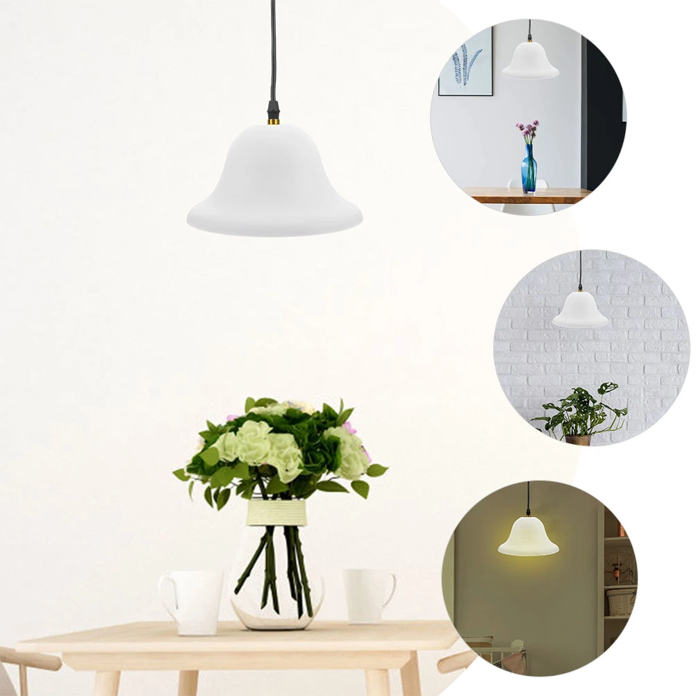 4pcs Mushroom Lamp Shades Nordic Stylish Hanging Lamp Shades Ceiling Lamp Covers