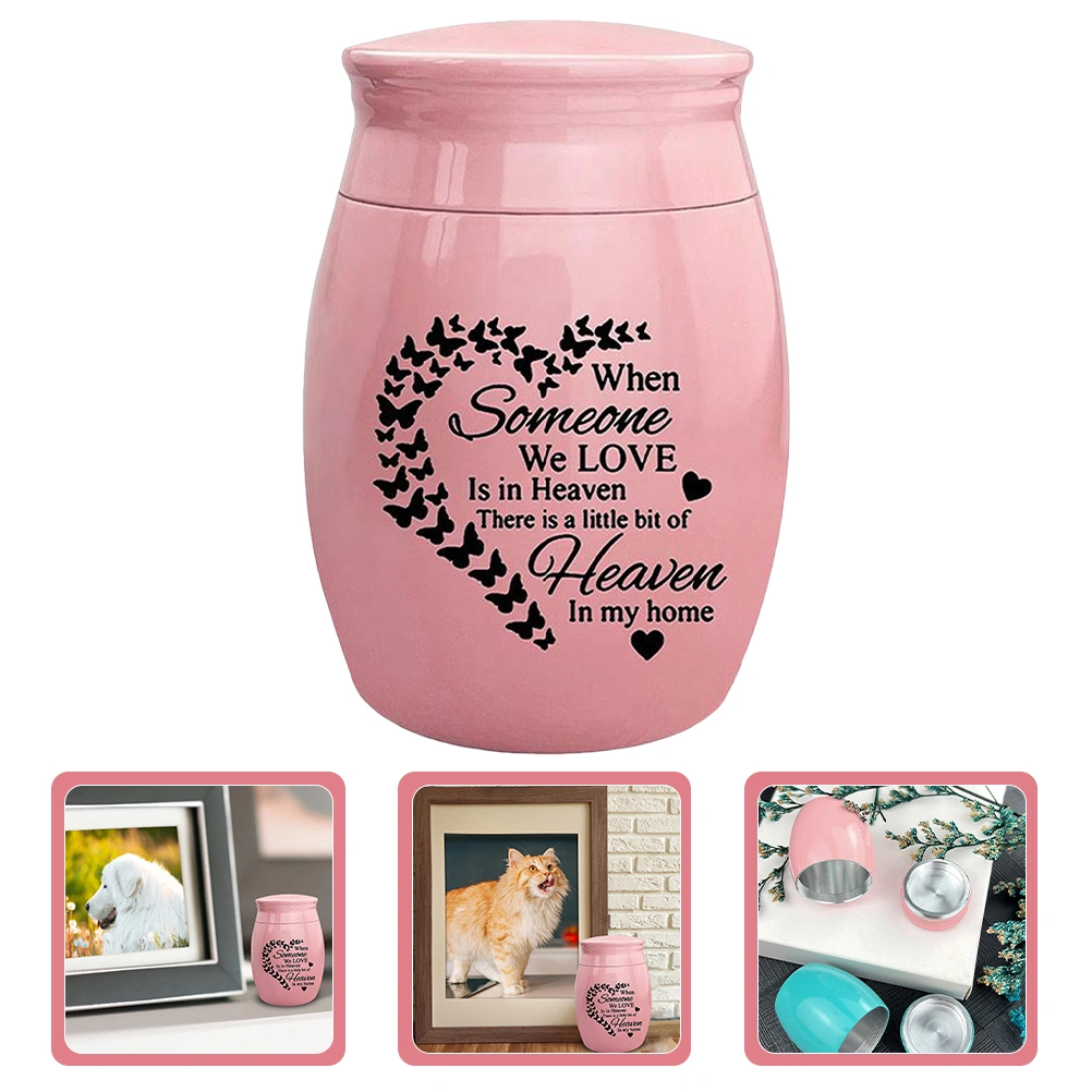 Stainless Steel Urn Sealed Ashes Storage Container Small Keepsake Urn for Ashes