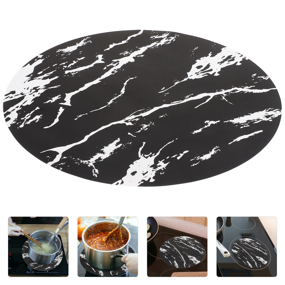 Oil-Proof Induction Cooktop Mat Protective Countertop Mat Practical Cooker Pad Cooking Pad