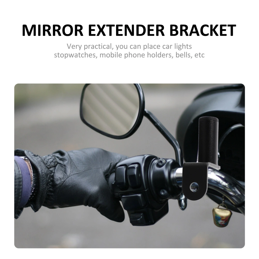 Motorbike Mirror Extender Bracket Convenient Motorcycle Rear Mirror Bracket Motorbike Supply