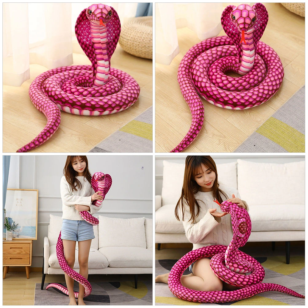 Adorable Stuffed Animal Wear-resistant Stuffed Toy Household Snake Toy Children Supply