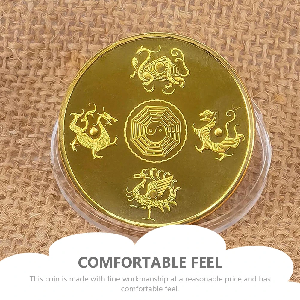 Mythical Rosefinch Souvenir Medal Commemorative Coin Traditional Fortune Coin