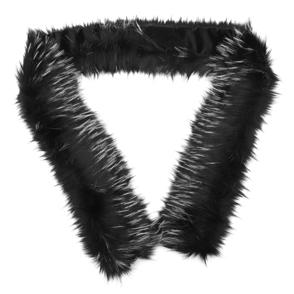 Faux Fur Shawl Winter Fur Scarf Shawl Luxury Shawl Collar Women Costume Prop