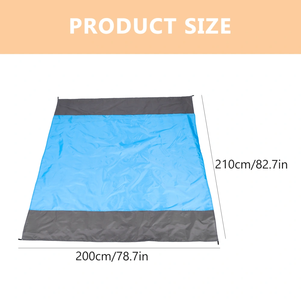 1 Set Picnic Blanket Foldable Large Beach Mat Picnic Rug Foldable Carpet Mat for Camping