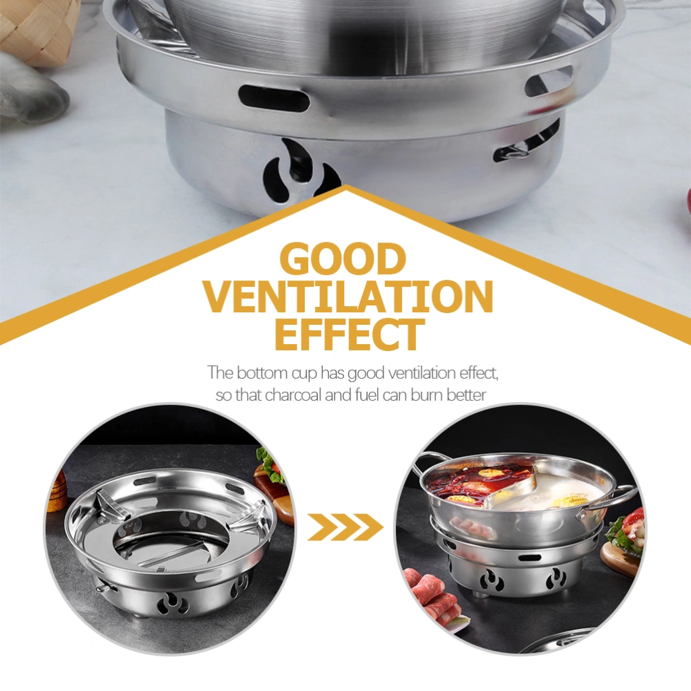 Portable Mini Alcohol Stove Outdoor Camping Stove Stainless Steel Burner