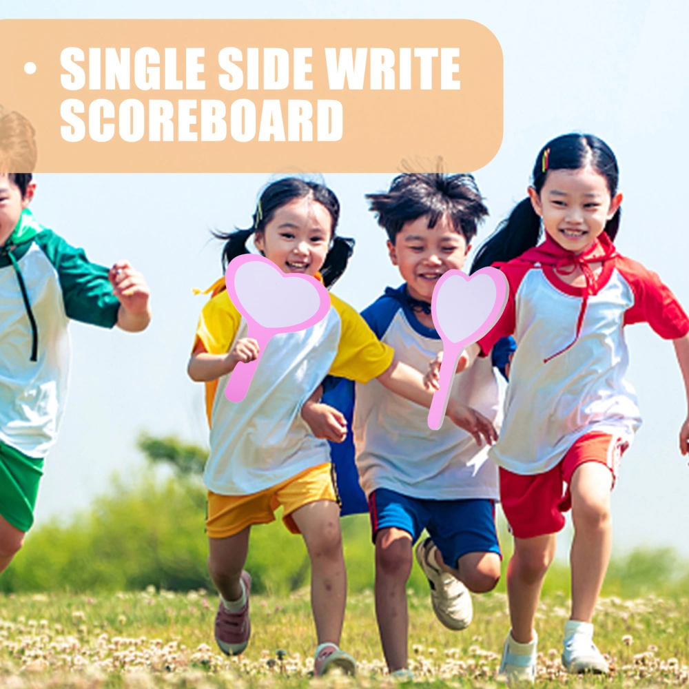 3Pcs Single Side Write Scoreboard DIY Blank Writing Scoreboard Simple Scoreboard for Kindergarten