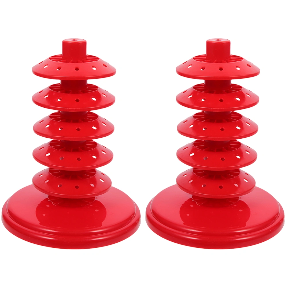 2Pcs Adjustable Lollipop Stand Delicate Lollipop Rack Desktop Lollipop Holder Display Accessory