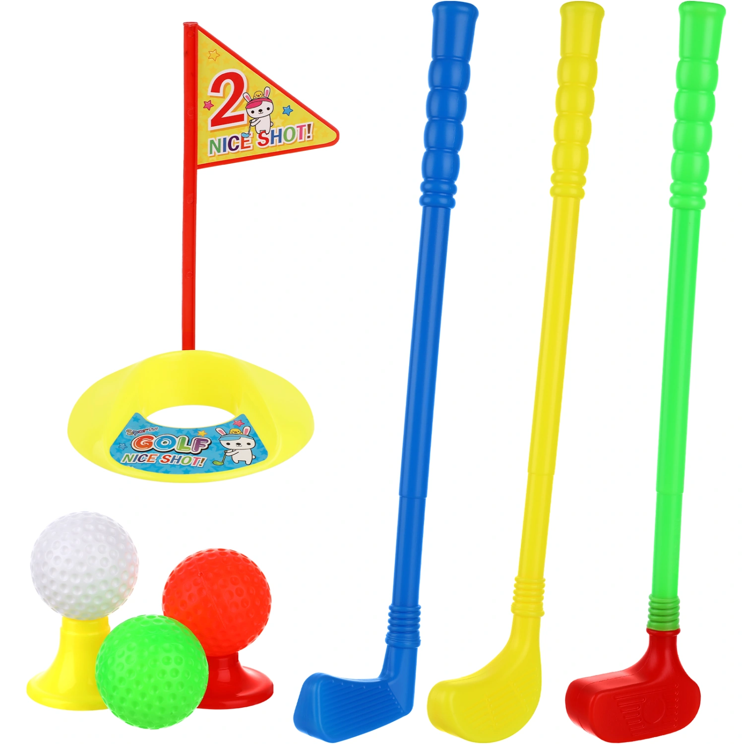 Kids Golf Toy Set Funny Outside Early Educational Golf Set Toys for Toddlers