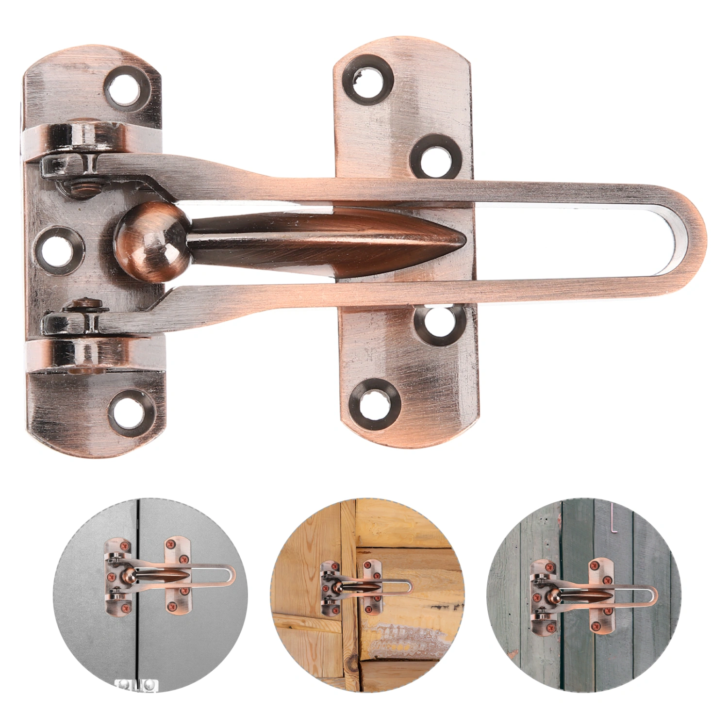 Swing Bar Door Lock Zinc Alloy Front Door Lock Door Stopper Security Bar