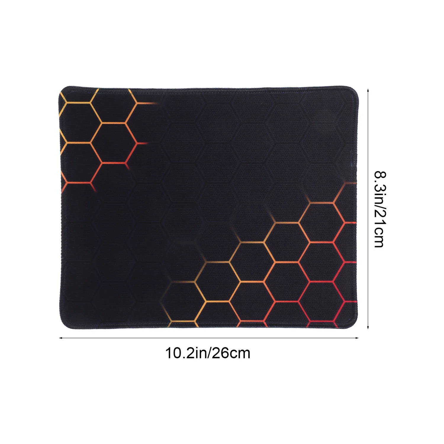 4pcs Mouse Pad Pattern Anti-skid Mouse Pad Travel Office Desktop Mouse Pad