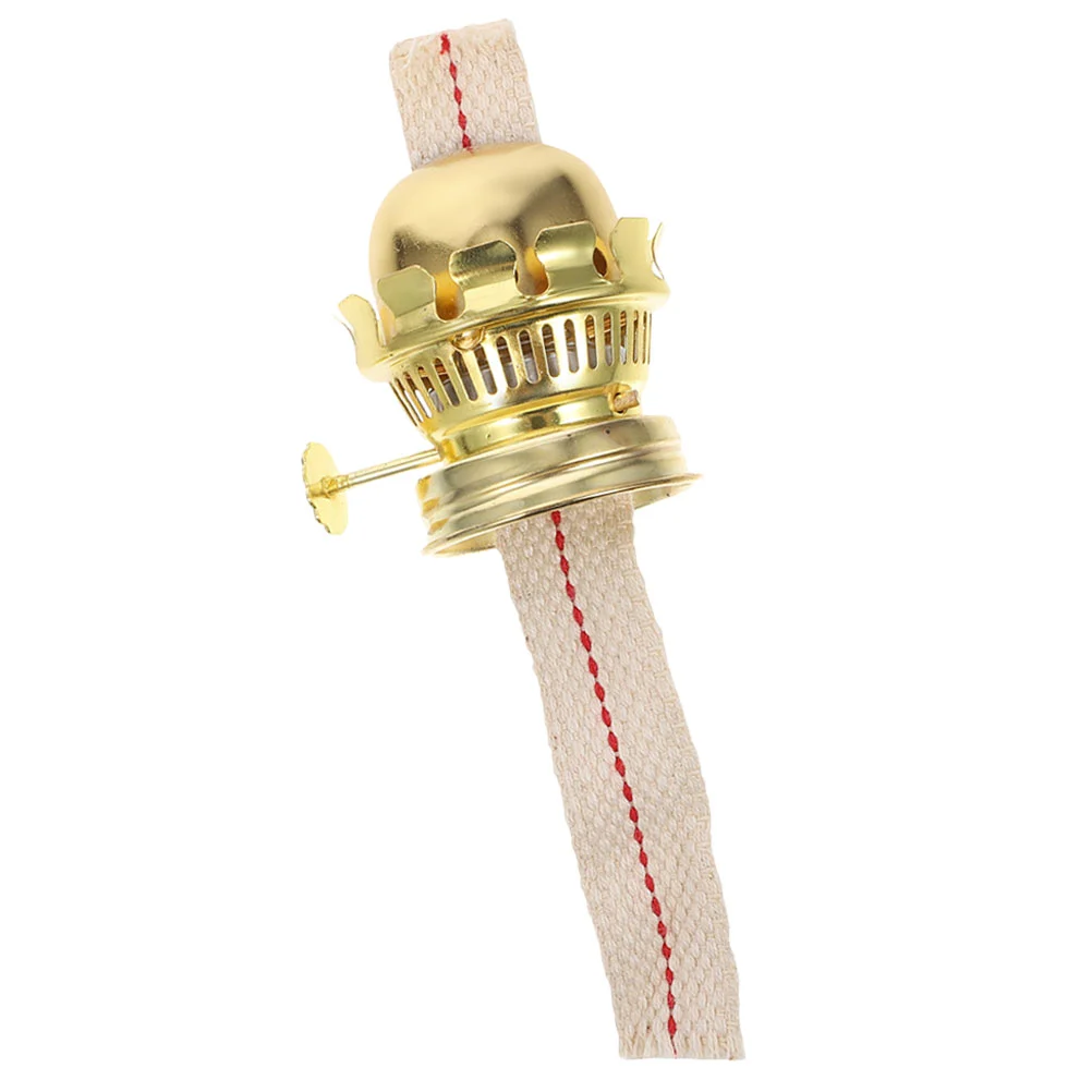 1 Set Oil Lamp Burner With Oil Lamp Wick Kerosene Oil Lamp Wick Oil Lamp Part