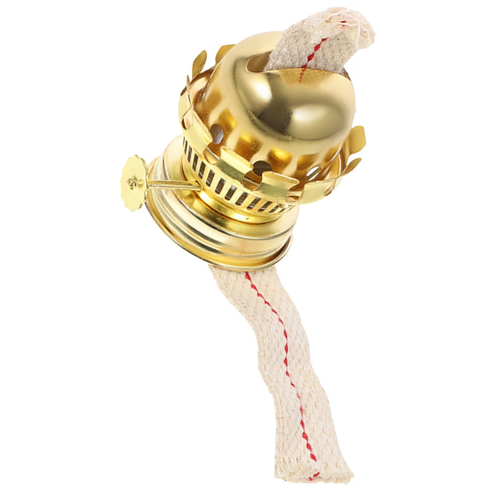 1 Set Oil Lamp Burner With Oil Lamp Wick Kerosene Oil Lamp Wick Oil Lamp Part