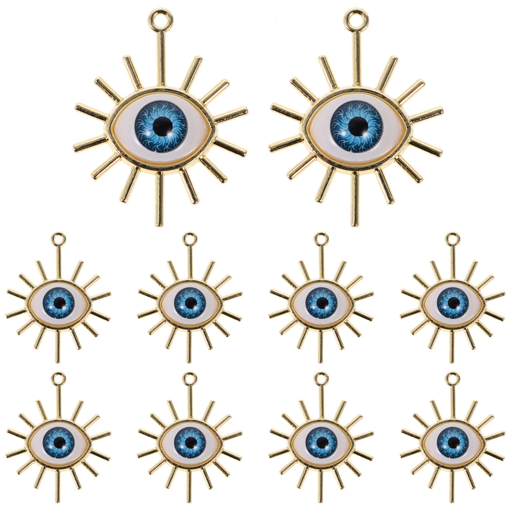 10pcs Alloy Jewelry Charms Jewelry Making Eye Charms DIY Necklace Earring Pendants