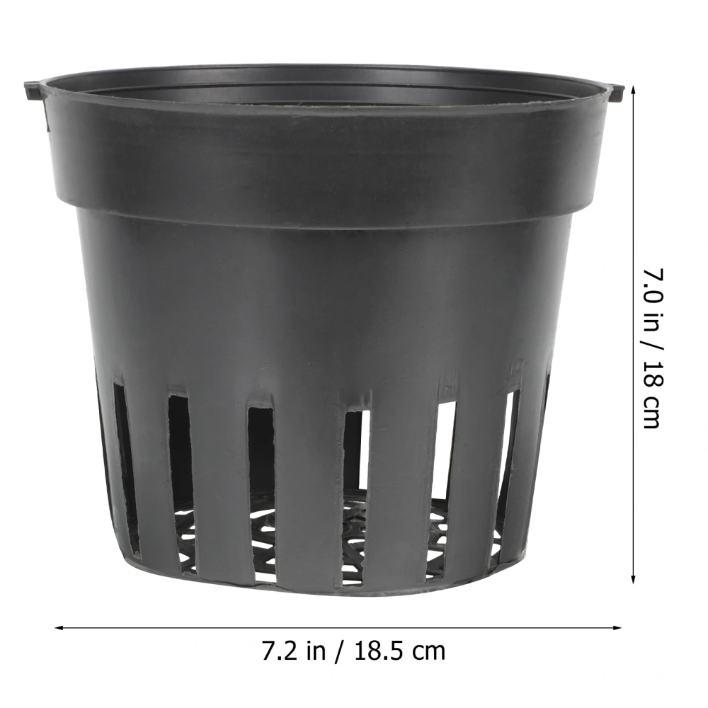 10pcs Gardening Plastic Flower Pots Orchid Flower Planters Garden Plant Pots Garden Supplies