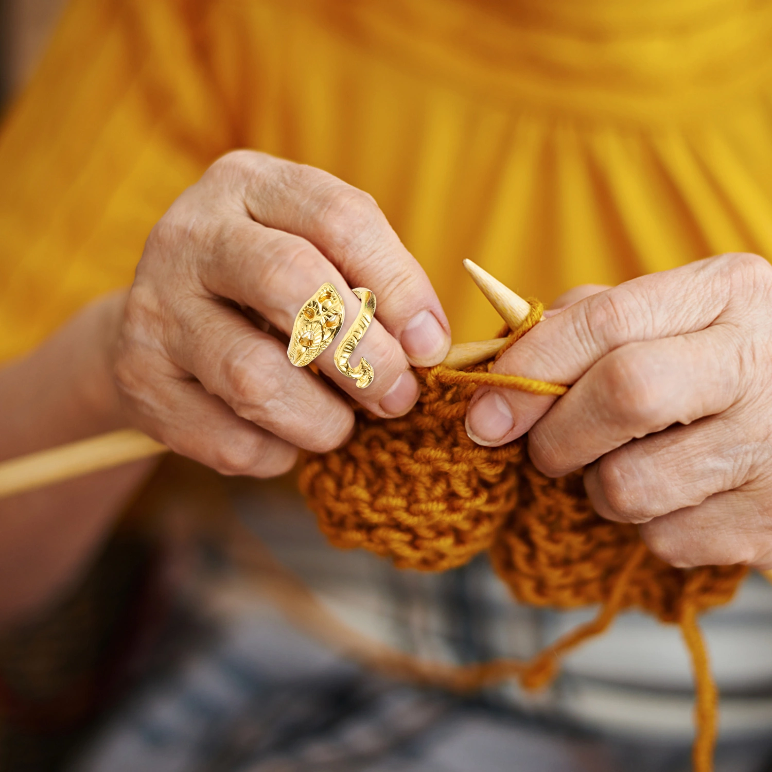 12Pcs Adjustable Knitting Loops Crochet Rings Crochet Open Ring Yarn Guide Rings Crochet Tools