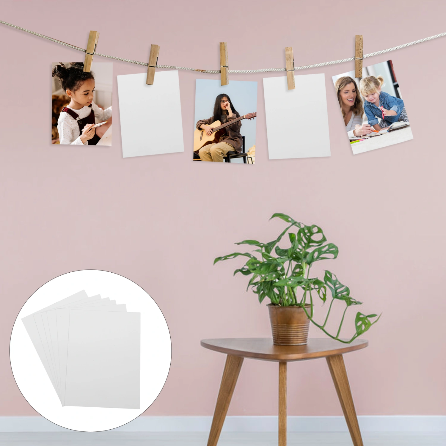 6pcs Sublimation Blank Aluminum Metal Photo Metal Wall Poster Frame Collection