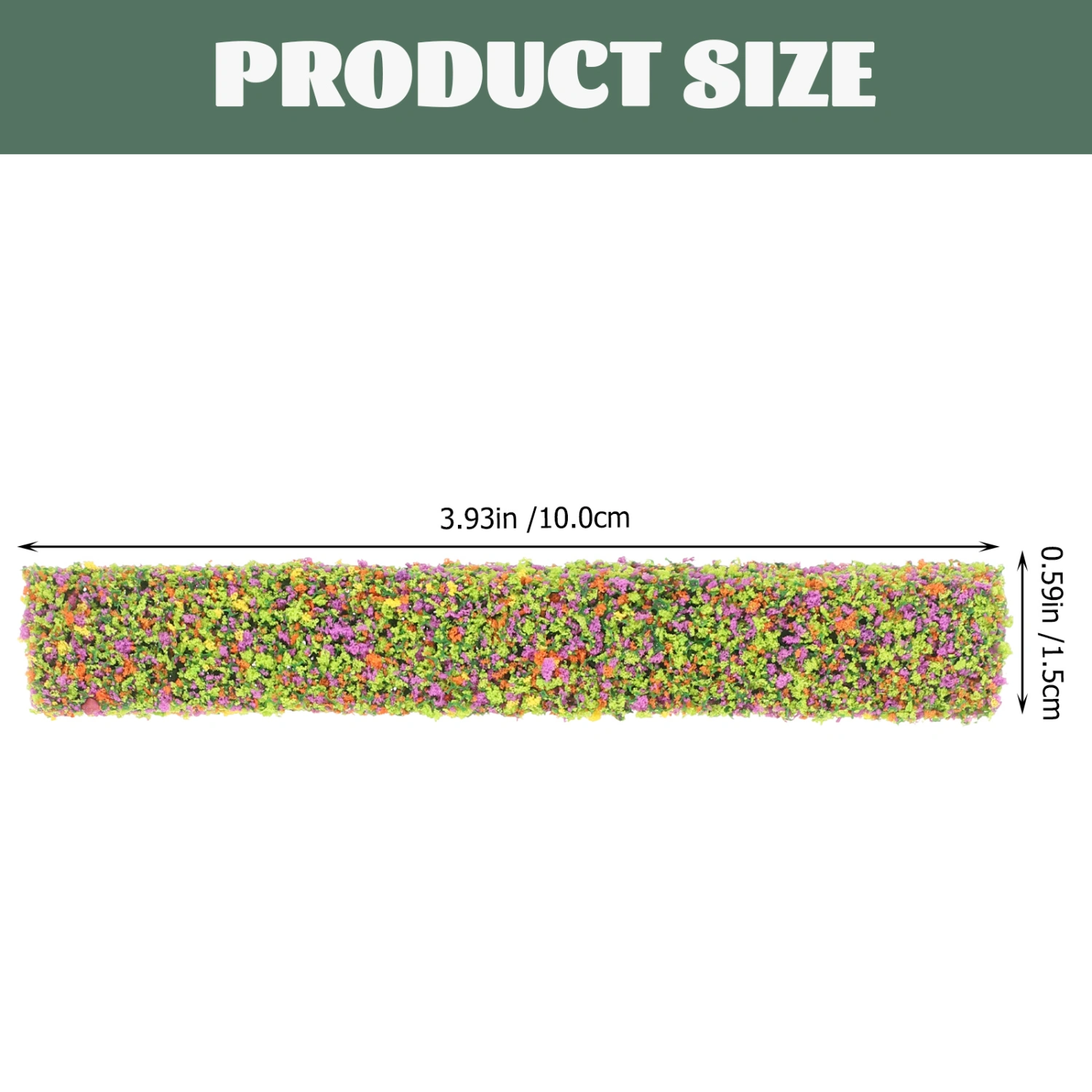 15PCS Miniature Bush Strips Simulation Shrub Cluster Shrub Vegetation Groups