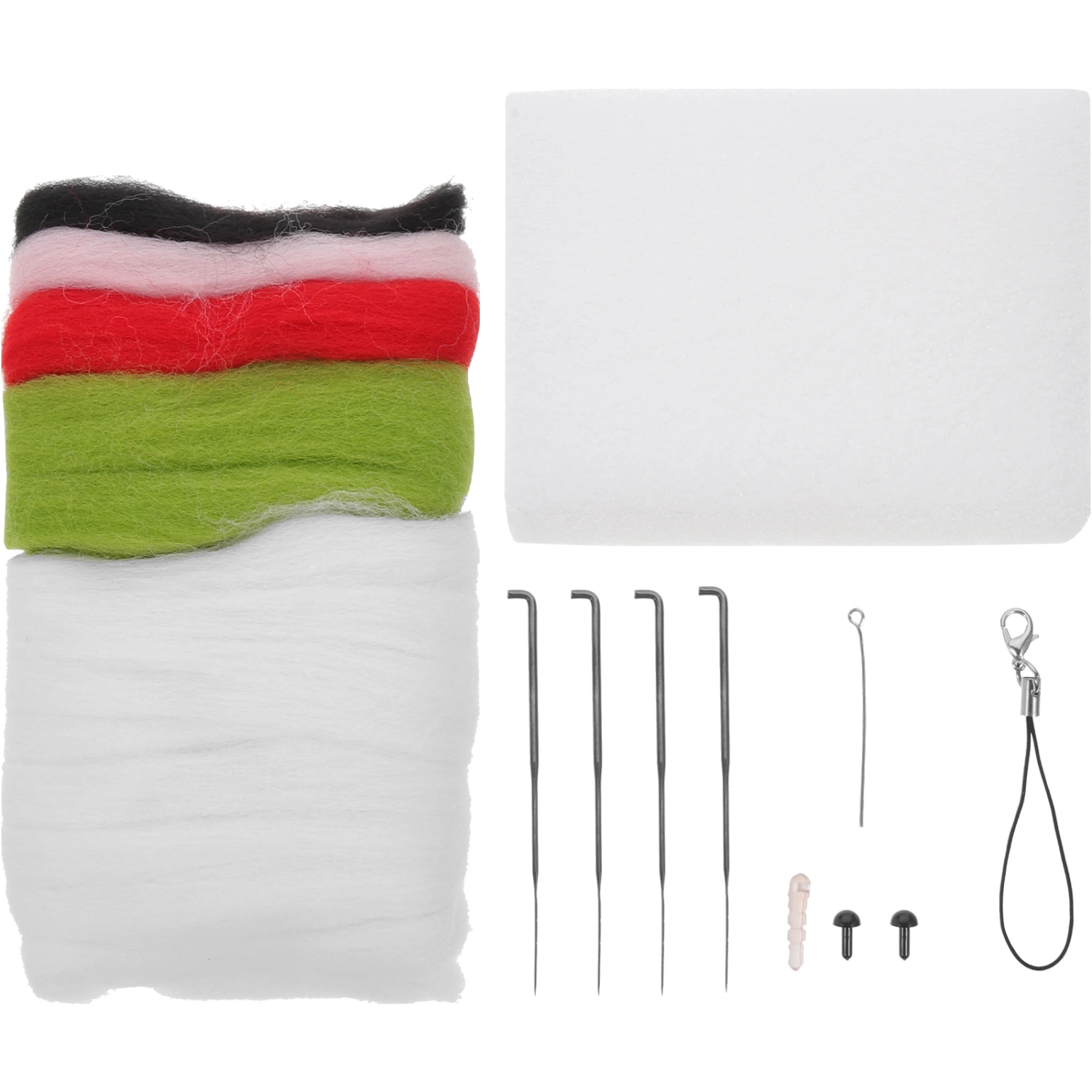 1 Set Handcrafted Felting Set Convenient Felting Kits DIY Craft Making Kits Kids Accessory