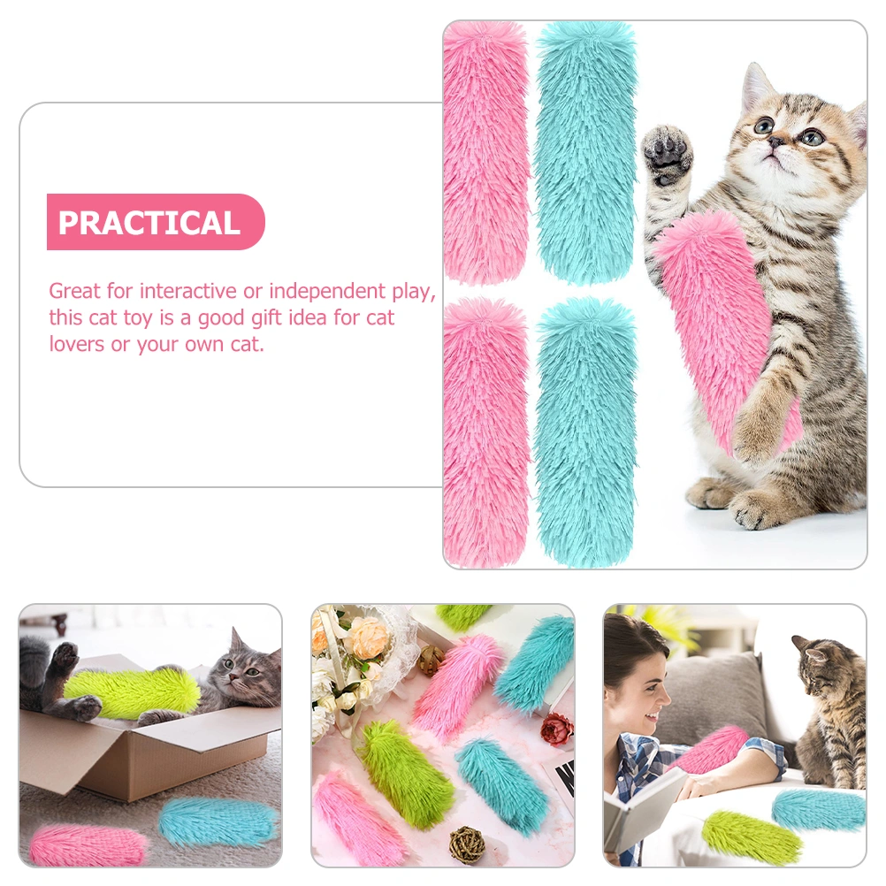6Pcs Interesting Cat Toys Cat Catnip Toys Funny Cat Licking Toys Household Cat Toys