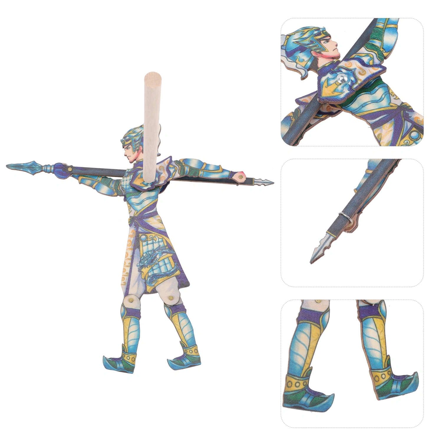Puppet Theater Model Chinese Traditional Shadow Puppets Figure Chinese Puppet Prop