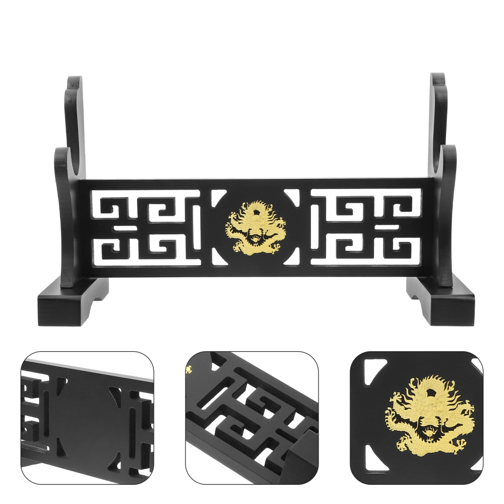 Durable Sword Bracket Decorative Sword Stand Desktop Sword Flute Displaying Rack