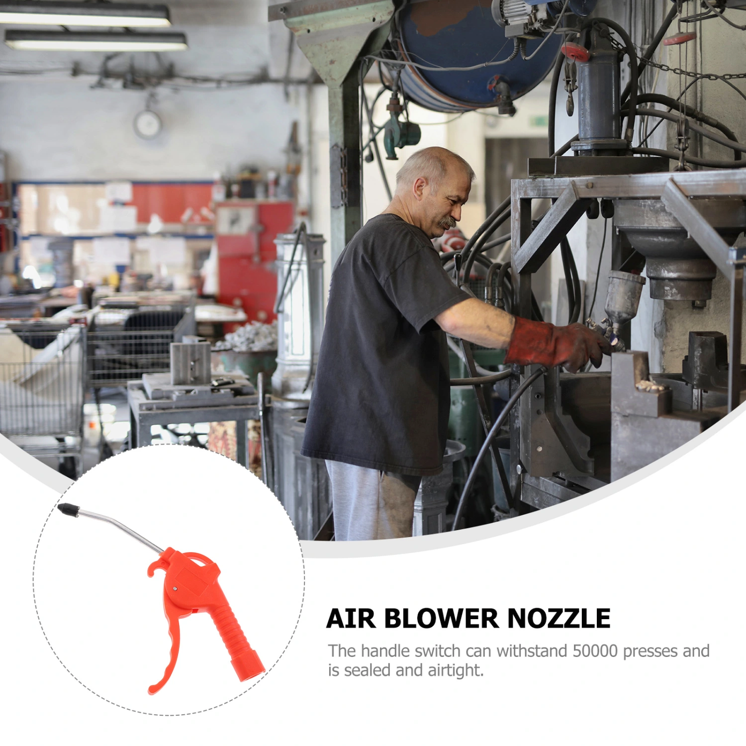 2pcs Air Blower For Compressor Air Blower Nozzle Dust Removal Tool Attachment