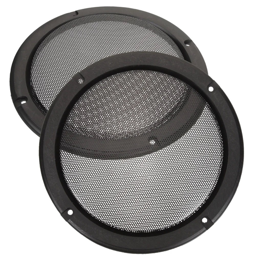 2pcs Car Loudspeaker Net 6.5 Inch Speaker Protective Mesh Cover Speaker Net