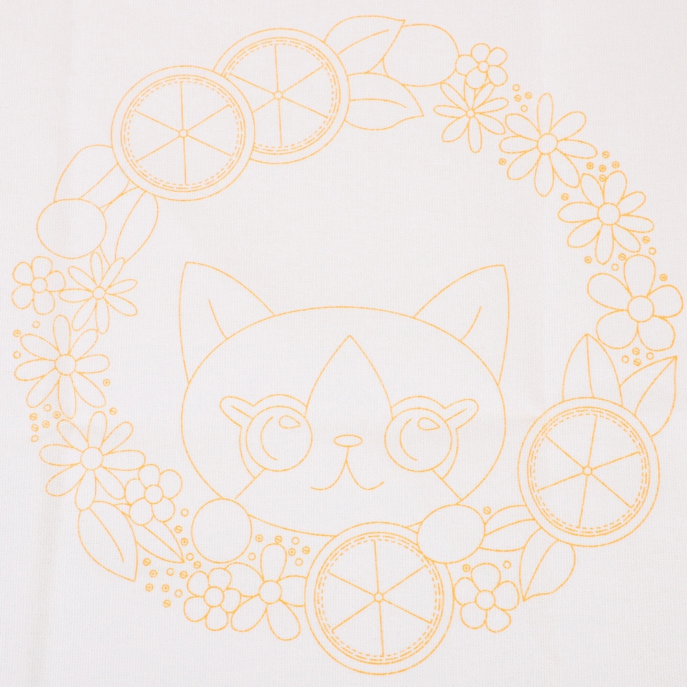 1 Set Beginner Embroidery Kit Cat Embroidery Kits Cartoon Cross Stitch Kit Unfinished Embroidery Kit