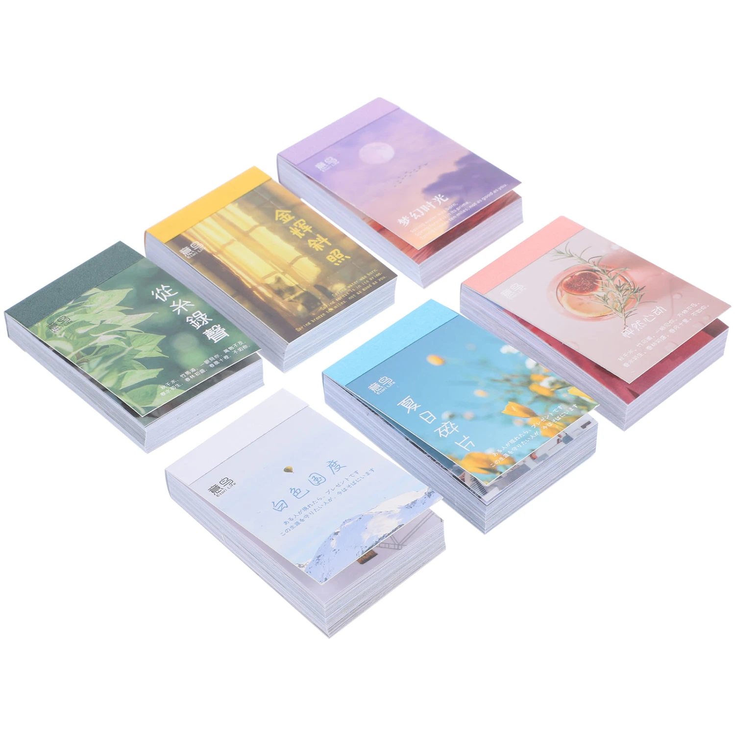 6 Books of Vintage Scrapbook DIY Papers Vintage Planner Papers Practical Handbook Papers