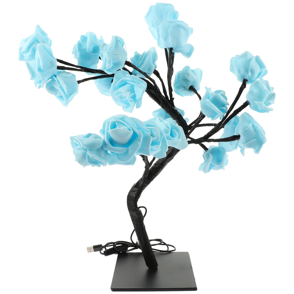 Rose Tree Lamp Usb Powered Bedroom Table Lamp Lighted Rose Tree Led Tree Light