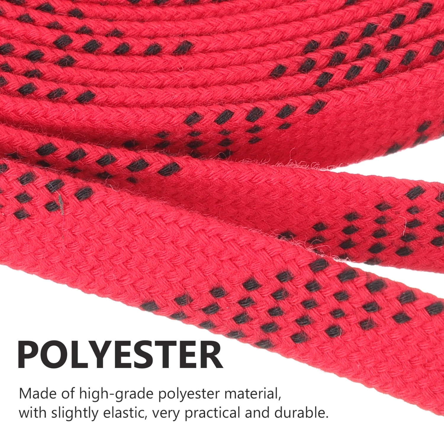 1 pair of Roller Skates Shoelaces Stylish Hockey Laces Wear-resistant Ice Skates Laces