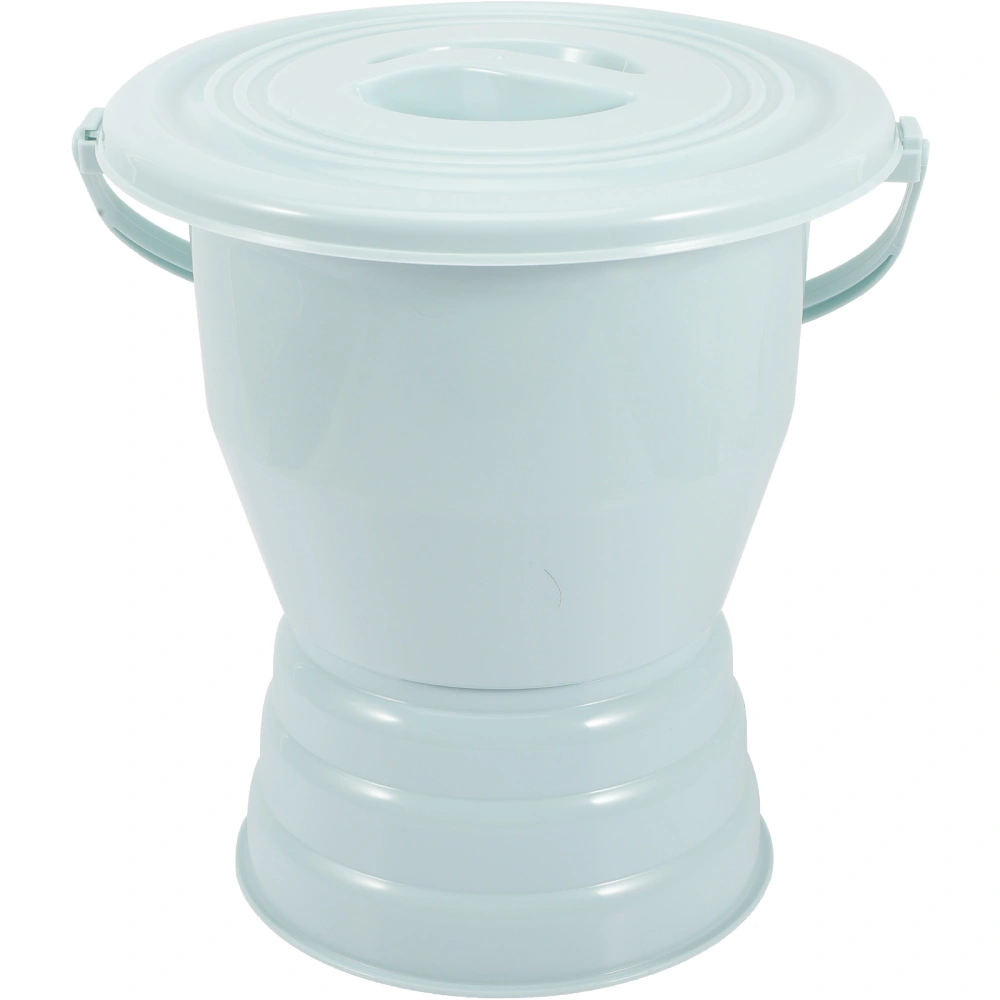 Thicken Chamber Pot Multi-function Urinal Pot Kids Elderly Plastic Spittoon With Lid