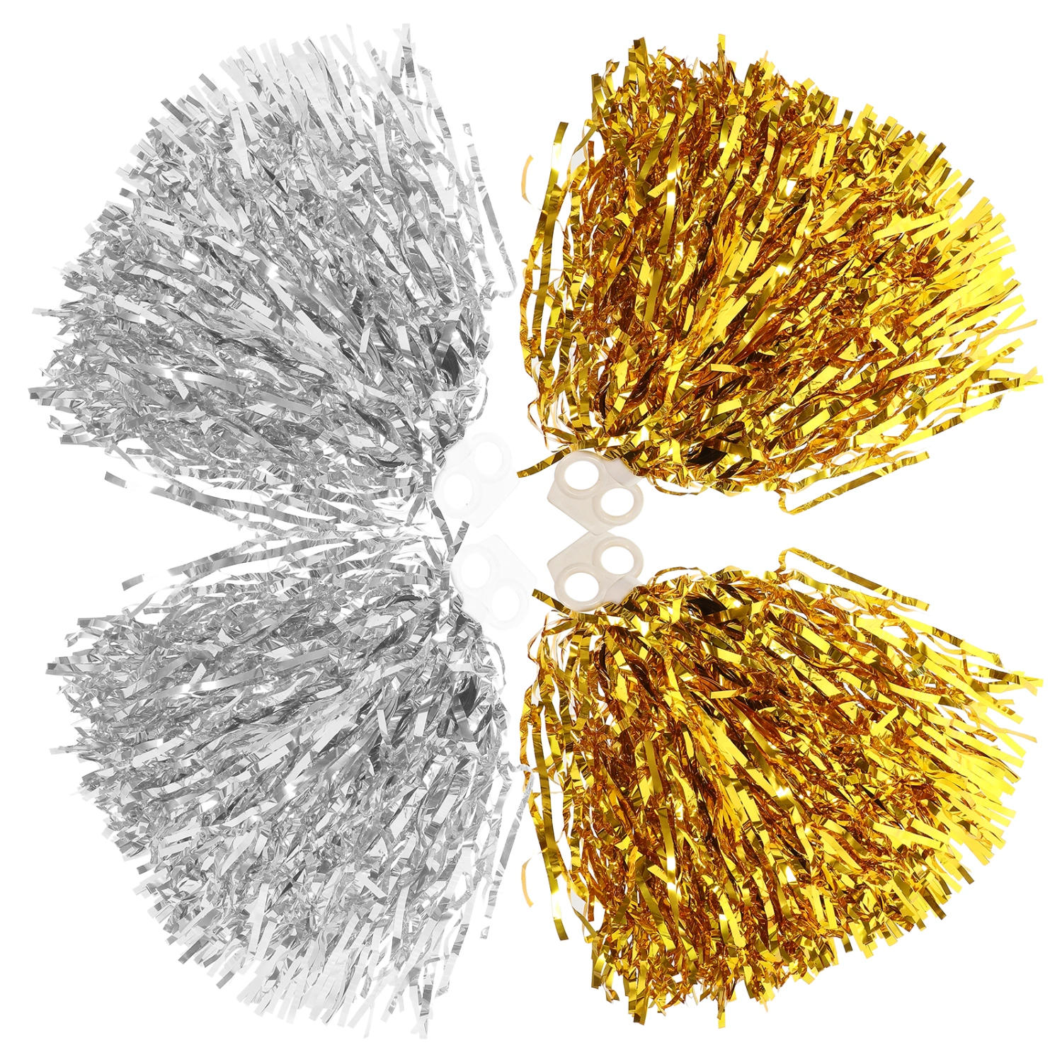 4pcs Cheerleading Pom Poms Party Cheering Props Gymnastics Cheer Pompom Props