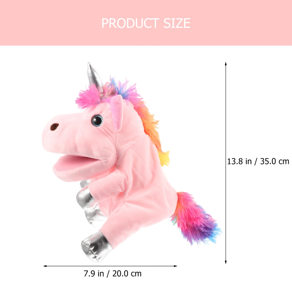 Storytime Unicorn Puppet Children Hand Puppet DIY Hand Toy Educational Hand Puppet