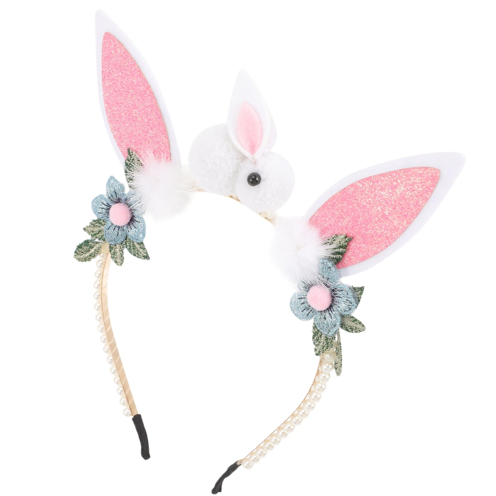 Bunny Ear Headband Rabbit Ear Hairband Girl Headband Easter Party Supply