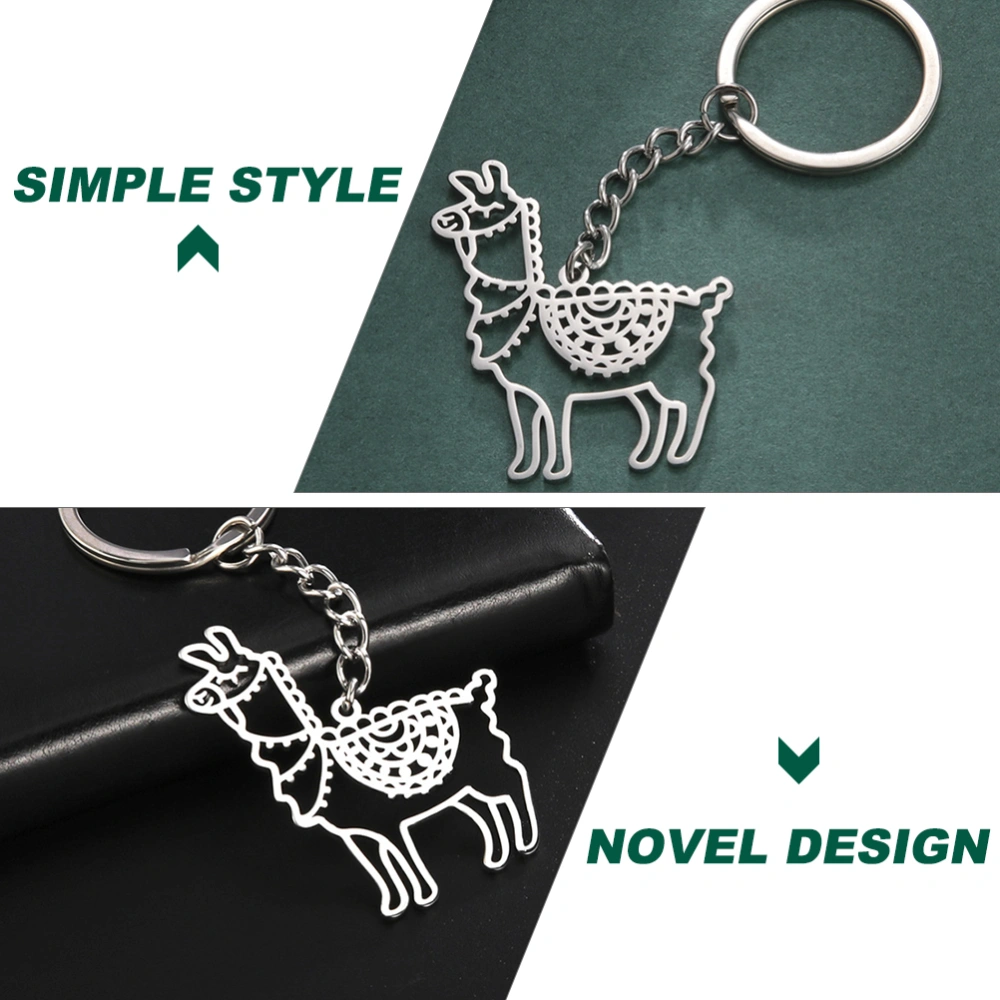 Unique Alpaca Key Ring Decor Alpaca Key Chain Hanging Pendant Bag Charm