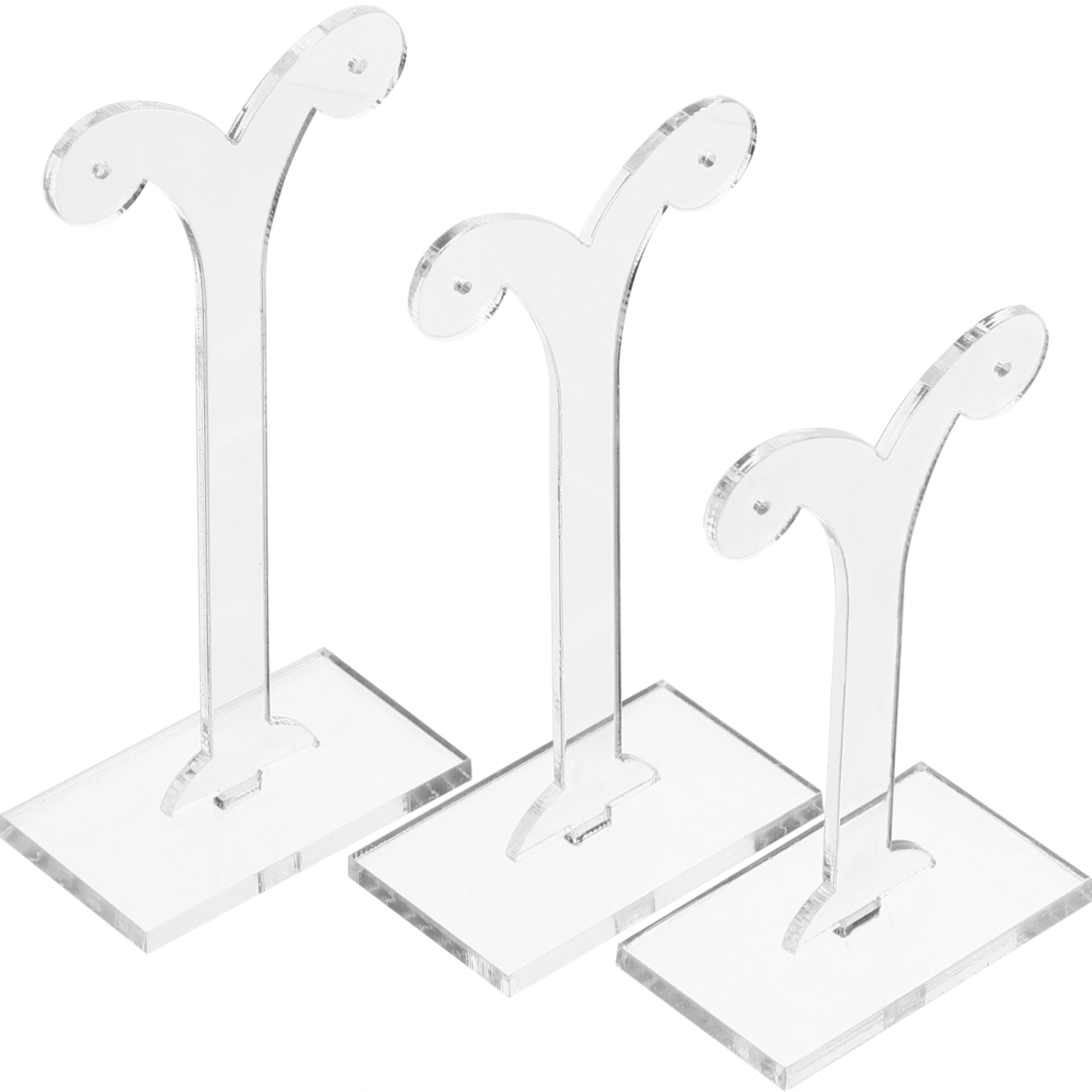 3Pcs Earring Display Racks Sprout-shaped Earrings Stand Desktop Earrings Holder