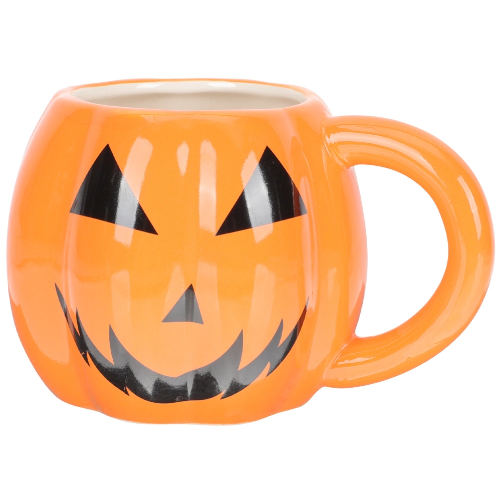 Ceramic Pumpkin Mug Creative Pumpkin Water Cup Decorative Coffee Mug Pumpkin Face Mug